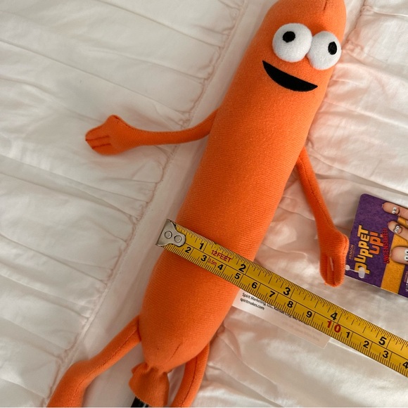 Puppet Up! Hot Dog Hand Puppet by Henson Signed by Brian Henson RARE - Picture 8 of 8